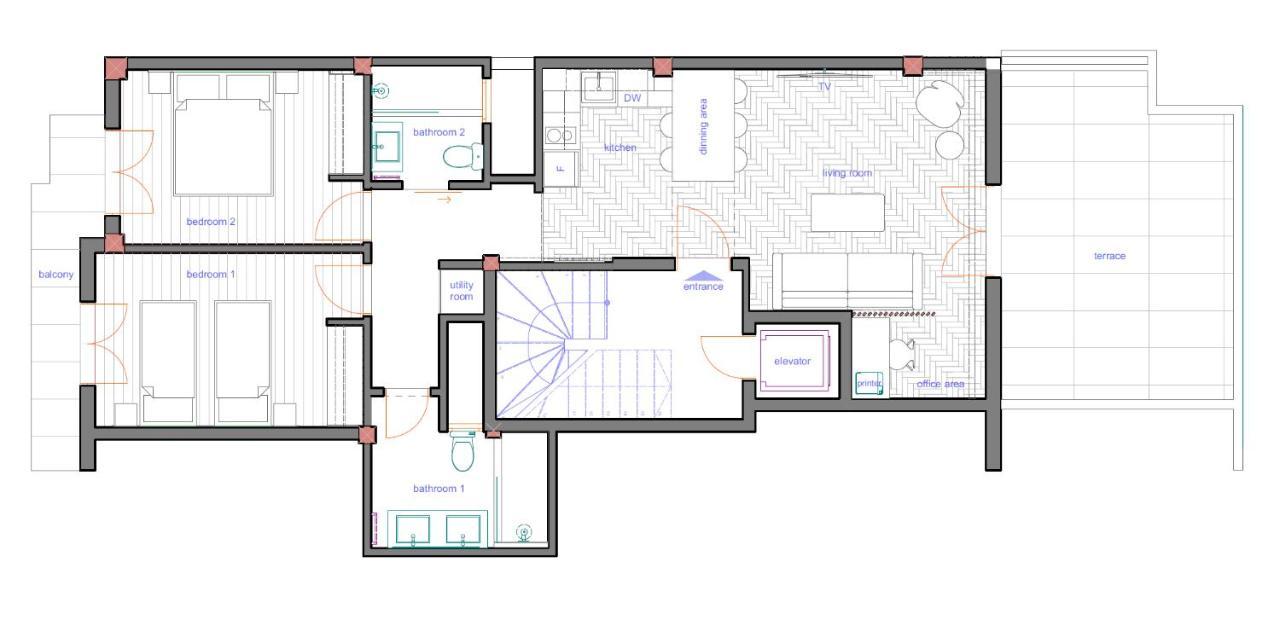 Athena Blue Lux Apartments 2Br 2Ba With City Skyline View, Near Kolonaki Atena Exterior foto