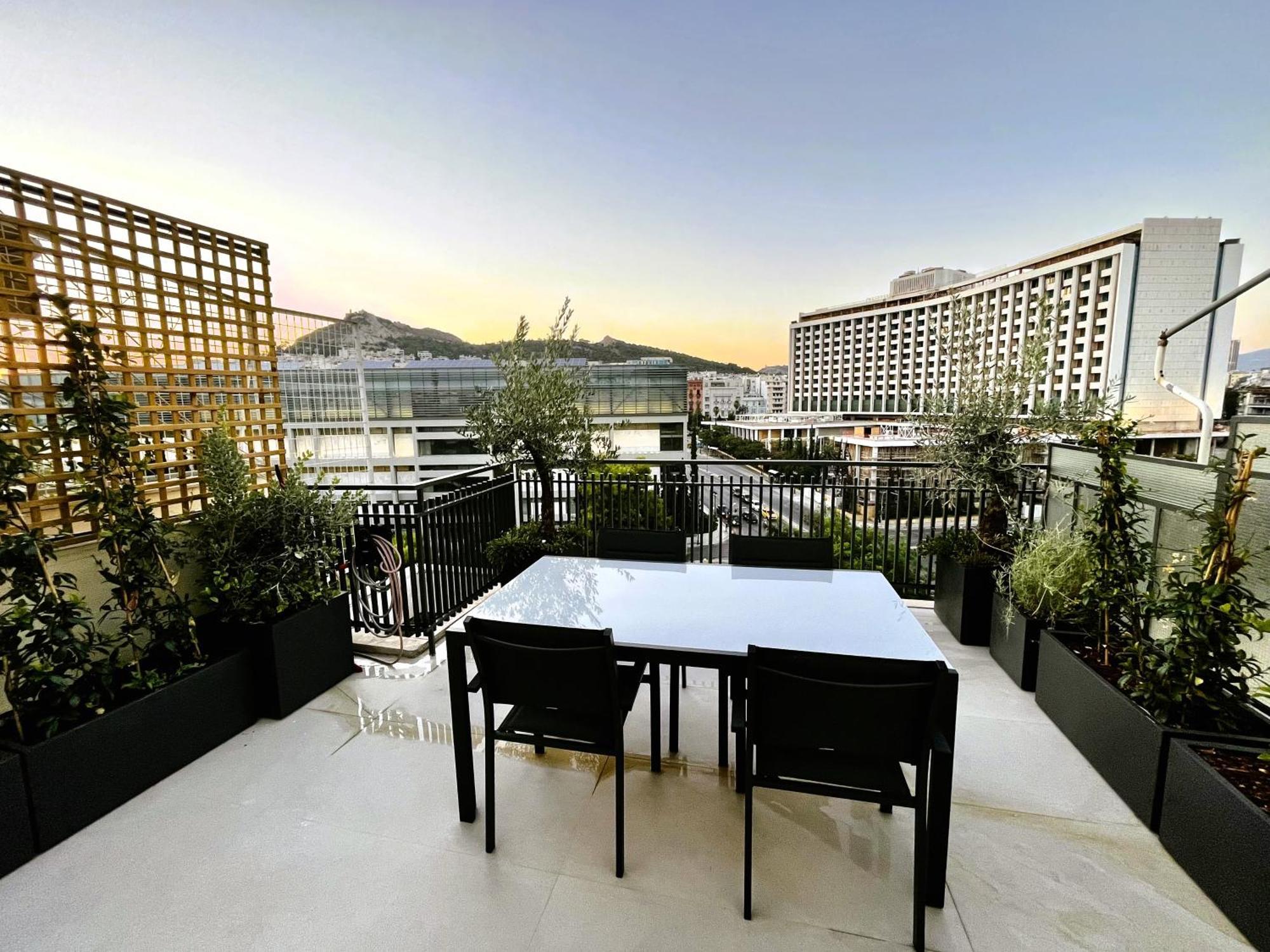 Athena Blue Lux Apartments 2Br 2Ba With City Skyline View, Near Kolonaki Atena Exterior foto